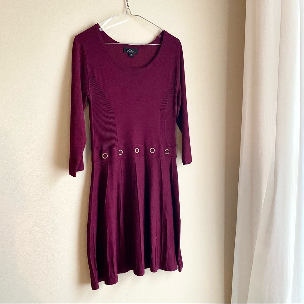 BCX Maroon Dress
